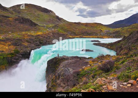 Il Salto Grande Cascata Foto Stock