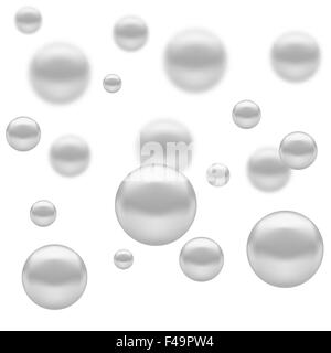 Set di molecole sfere Foto Stock