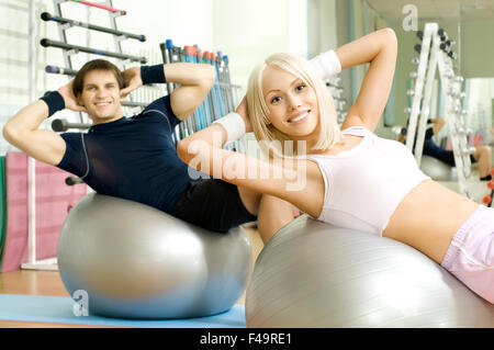 ragazza di sport Foto Stock