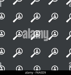 Dritto nero dettagli utente pattern Foto Stock