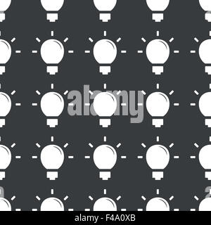 Dritto nero lampadina luce di pattern Foto Stock