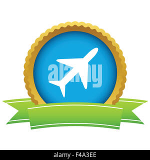 Logo d'oro aereo Foto Stock