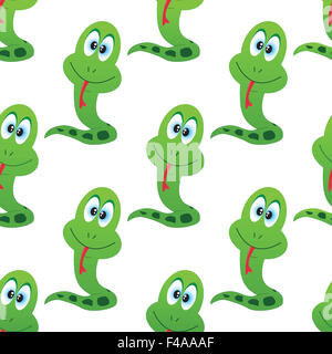 Merry snake pattern Foto Stock