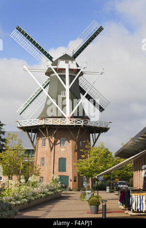 Il mulino a vento di Papenburg Foto Stock