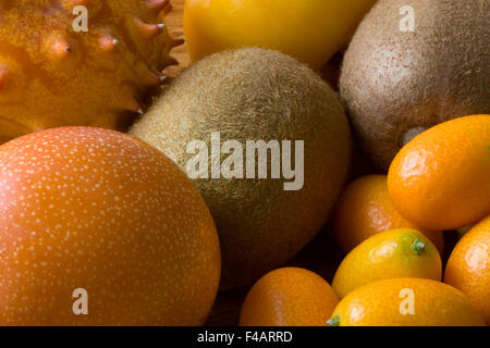 Orange Früchte - Frutti di colore arancione Foto Stock