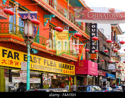 Chinatown di San Francisco Foto Stock