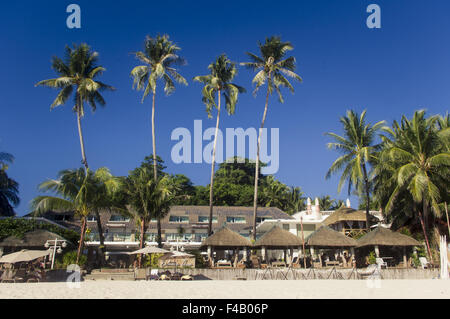 Resorts in boracay spiaggia delle Filippine Foto Stock