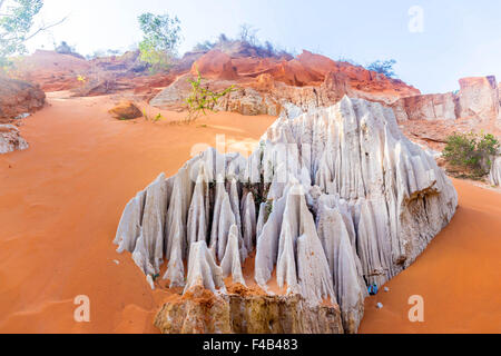 Grande paesaggio all'interno del flusso di Fairy Resort di Mui Ne, Vietnam Foto Stock