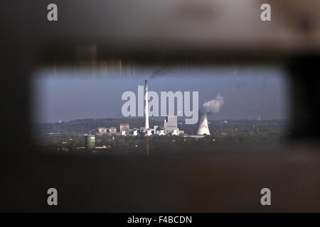 Vista da Tippelsberg, Bochum, Germania. Foto Stock