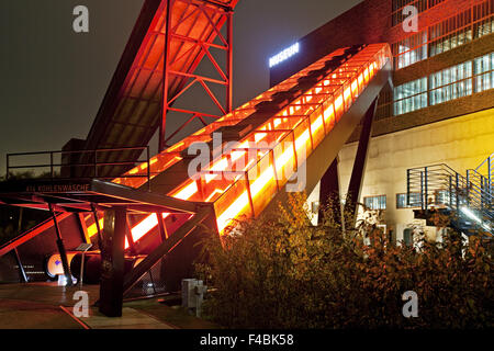 Passerella, Museo della Ruhr, Essen, Germania. Foto Stock