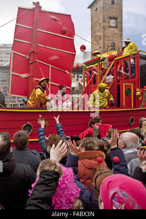 Sfilata di Carnevale, Hagen, Germania Foto Stock