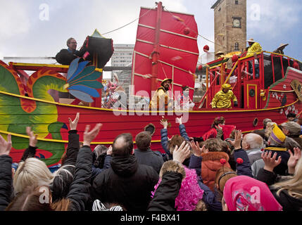 Sfilata di Carnevale, Hagen, Germania Foto Stock