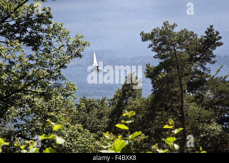 Lago Baldeneysee, Essen, Germania Foto Stock