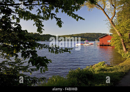 Lago Baldeneysee, Essen, Germania Foto Stock