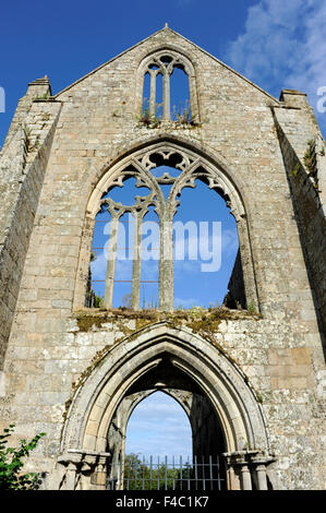 Abbaye de Beauport,le rovine della cappella,Paimpol,Cotes-d'Armor,Bretagne,Brittany,Francia Foto Stock