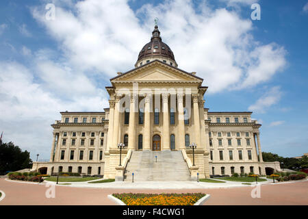 Kansas State Capitol Building si trova in Topeka Kansas, Stati Uniti d'America. Foto Stock