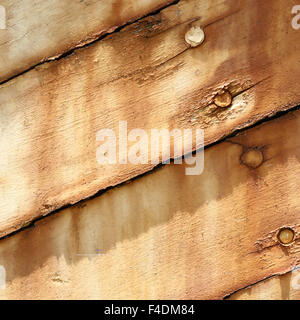 Commissioni di vecchia barca texture di sfondo Foto Stock