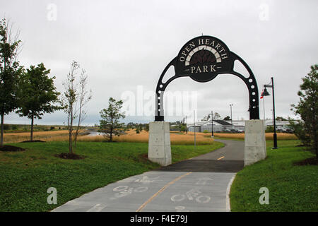 Focolare Park a Sydney, Nova Scotia. Foto Stock