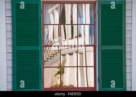 La riflessione di Beauvoir, home di noi il presidente confederato Jefferson Davis, in Biloxi Mississippi Foto Stock