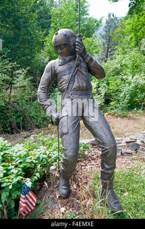 Cramer Fire Memorial, North Fork, Idaho Foto Stock