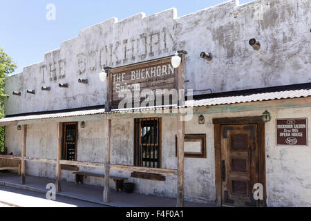Pinos Altos, Nuovo Messico, Stati Uniti d'America. Città fantasma. Foto Stock