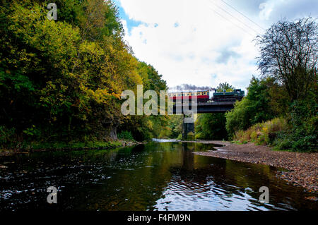 East Lancashire Railway, Autunno Gala di vapore. Foto di Paolo Heyes, Sabato 17 Ottobre, 2015. Foto Stock