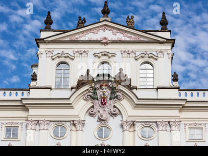 Palazzo Arcivescovile, Hradcany piazza nei pressi del Castello di Praga, Praga, Repubblica Ceca Foto Stock