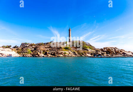 Lanterna su Ke Ga isola, Mui Ne, Vietnam Foto Stock