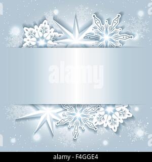 Vini spumanti Natale sfondo con il simbolo del fiocco di neve Illustrazione Vettoriale
