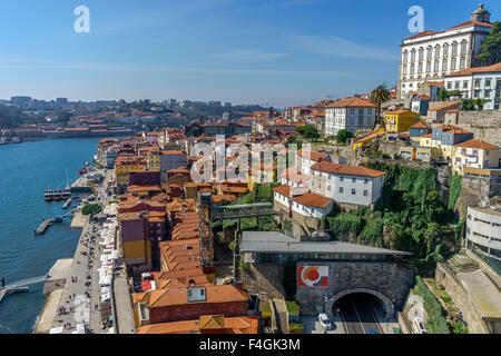 Porto da Ponte Luis i bridge. Ottobre, 2015. Porto, Portogallo. Foto Stock