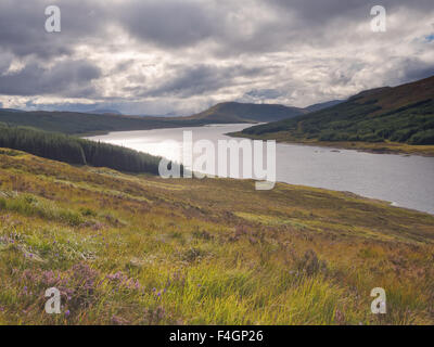 Belvedere sopra Loch Ness, Scozia Foto Stock