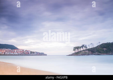 Lekeitio, Biscaglia, Paese Basco. Foto Stock