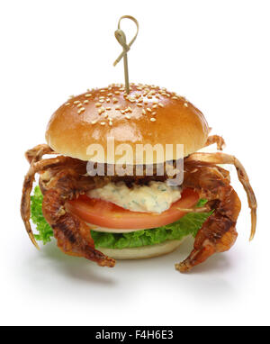 Soft Shell sandwich di granchio, sandwich spider Foto Stock