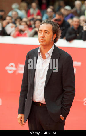 Roma, Italia. Xviii oct, 2015. Paolo Sorrentino sul tappeto rosso al decimo Roma Film Fest, , Roma, Italia, 18/10/15 © Stephen Bi Foto Stock