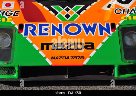 Una Mazda 787B Gruppo C sport prototipo racing car al Goodwood Festival of Speed iat Goodwood Festival of Speed NEL REGNO UNITO. Foto Stock