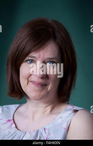 Sophie McKenzie, lo scrittore britannico al Edinburgh International Book Festival 2015. Edimburgo, Scozia. 27 Agosto Foto Stock