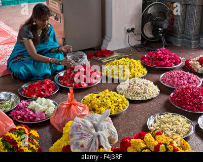 Thaipusam Hindu Tamil festival celebrato in Little India, Singapore, Sud-est asiatico, in Asia Foto Stock