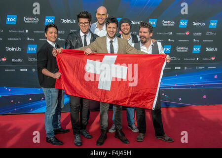 Copenhagen, Danimarca. Domenica 4 Maggio. Sebalter (Svizzera) al Red Carpet Event del CES 2014. Foto Stock