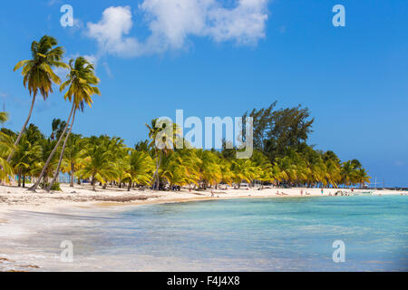 Mano Juan, un pittoresco villaggio di pescatori, Saona Island, Parque Nacional del Este, Punta Cana, Repubblica Dominicana, West Indies Foto Stock