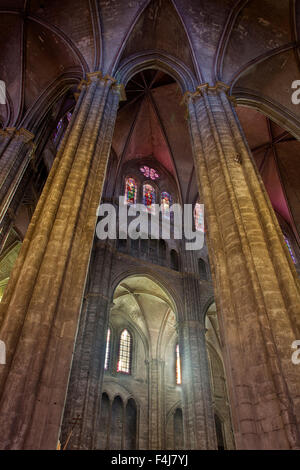 La cattedrale di Saint Etienne, Sito Patrimonio Mondiale dell'UNESCO, Bourges, Cher, Centre, Francia, Europa Foto Stock