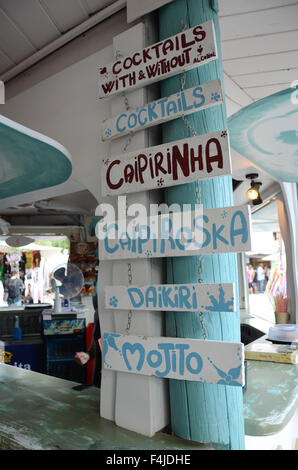 Las Dalias, mercato hippy a San Carlos a Ibiza Foto Stock