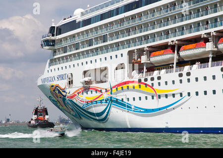 La nave di crociera norvegese Spirito di Venezia Foto Stock