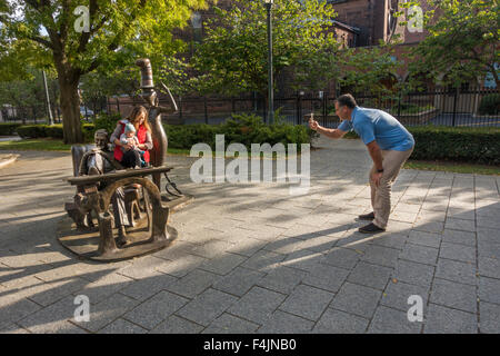 Il Dott. Seuss National Memorial Sculpture Garden Foto Stock