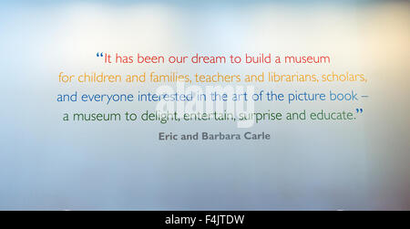 Eric Carle Museum of picture book art in Amherst MA Foto Stock