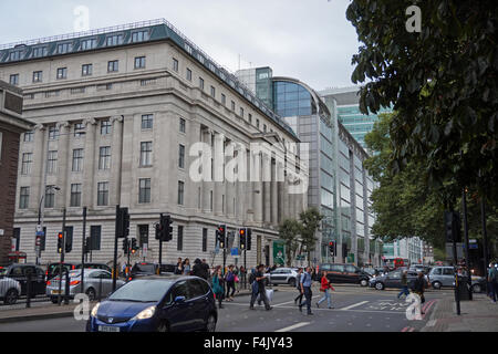 Wellcome raccolta, Wellcome Library e Wellcome Trust edifici, Euston Road, Londra Foto Stock