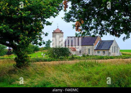 Sant'Andrea Chiesa, poco il russamento, Norfolk, Inghilterra Foto Stock