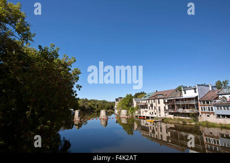 Elora Ontario Canada bella panoramica città il turismo Foto Stock