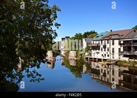 Elora Ontario Canada bella panoramica città il turismo Foto Stock