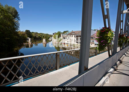 Elora Ontario Canada bella panoramica città il turismo Foto Stock