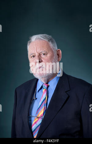 Terry Waite, CBE, l'inglese e umanitario autore al Edinburgh International Book Festival 2015. Edimburgo, Scozia. 28 Agosto 2015 Foto Stock